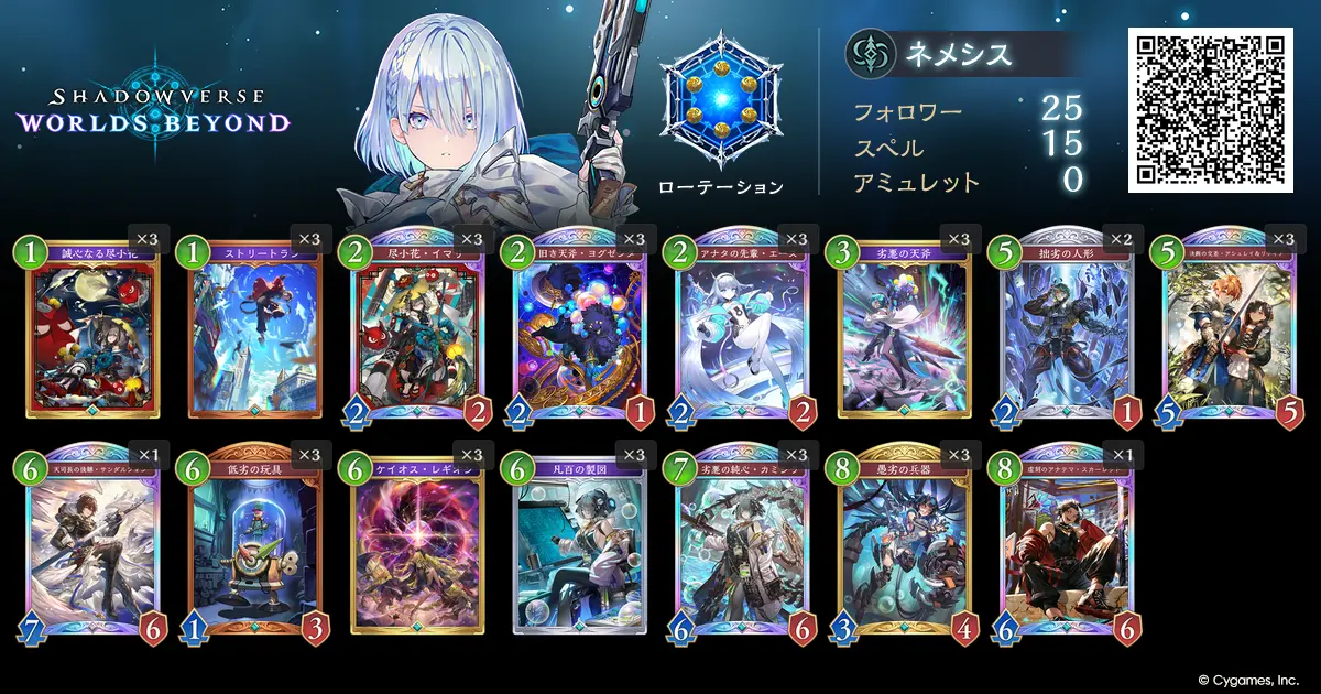 進化ネメシス デッキリスト（津島の塩さん）