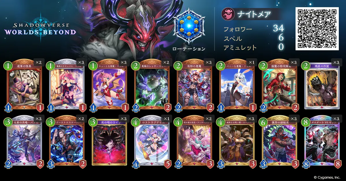 アグロナイトメア デッキリスト