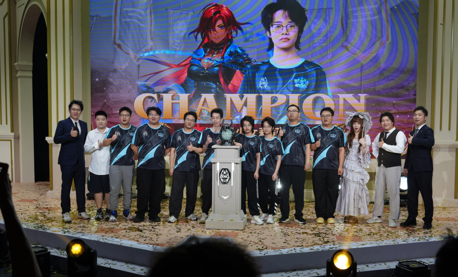 SNC Grand Finals 現地の集合写真